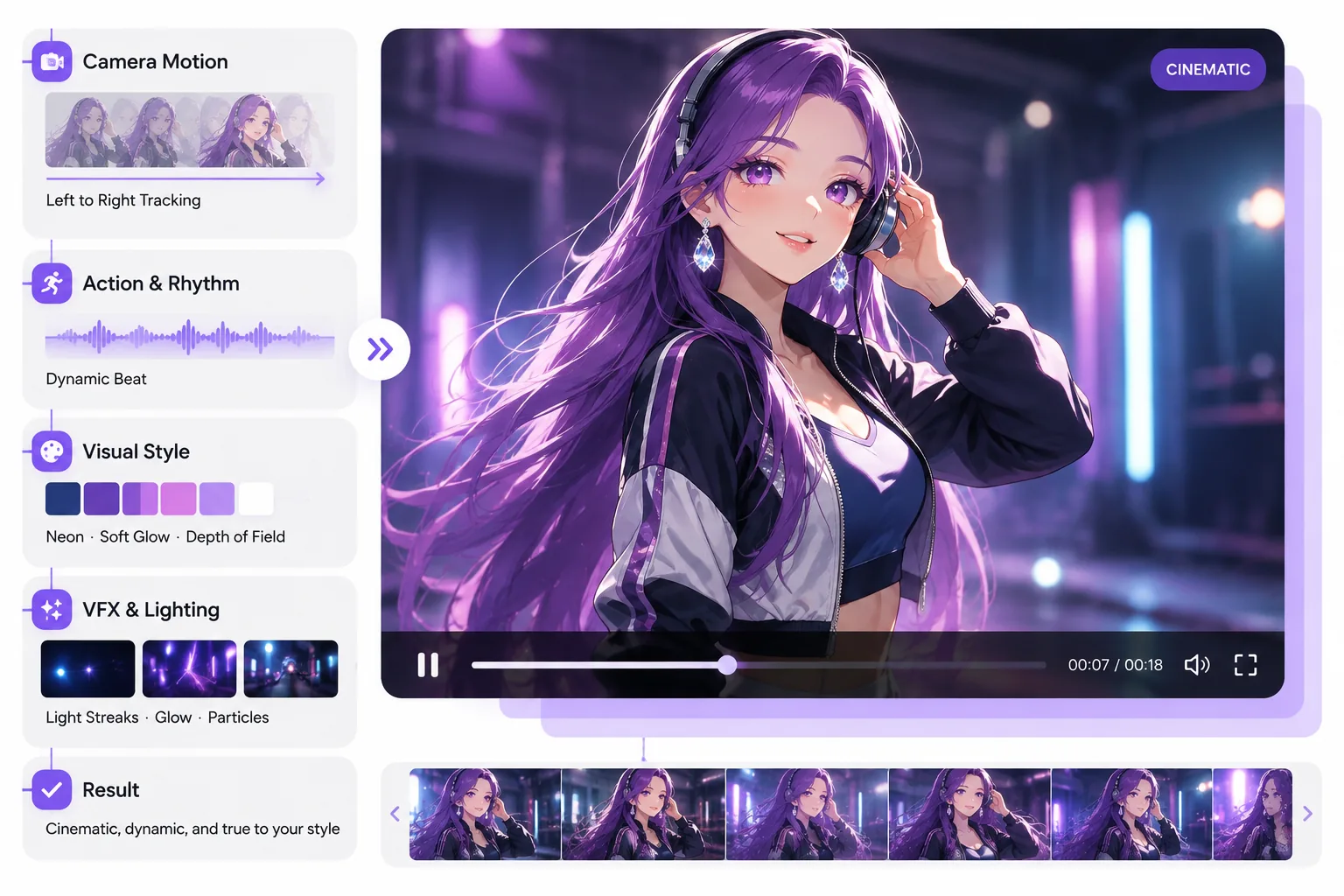Seedance 2.0 anime video scene demonstrating directed motion, camera work and visual style